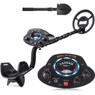TACKLIFE MMD04,Metalldetektor, Einstellbare Wasserdichte Detektoren (41 "-53") Mit DISC-Modus, Pinpoint-Funktion, LED-Licht