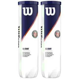 Wilson Tennisball Roland Garros All Court Ball 4 Pack Bi Pack gelb