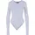 Damen Body Ladies Longsleeve Body White L L
