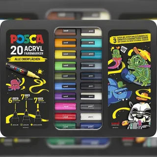 Posca Marker UNI Etui Graffiti 20 St.