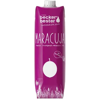 Beckers Bester Maracuja Nektar mild fruchtiger Direktsaft 1000ml