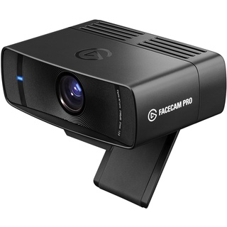 Elgato Facecam Pro, Ultra-HD-Webcam (4K60) für Livestreams, Gaming, Videokonferenzen, Sony-Sensor, fortgeschrittene Lichtkorrektur, bedienbar wie eine DSLR, Weitwinkel, für OBS, Teams, Zoom, PC/Mac