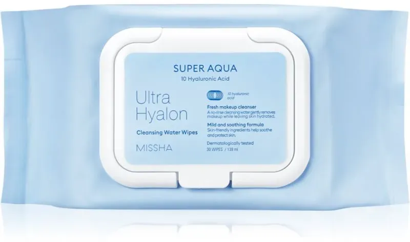 Missha Ultra Hyalon Make-up-Entfernungstücher mit Hyaluronsäure 30 St.