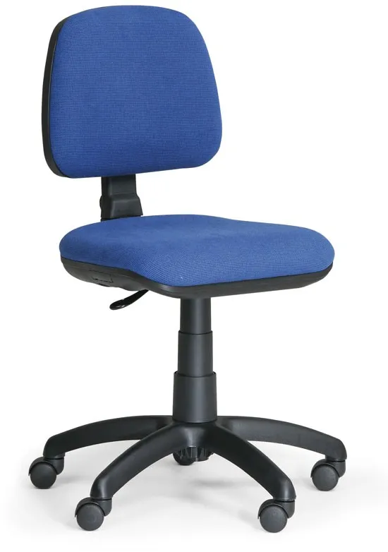 Bürostuhl MILANO ohne Armlehnen, blau