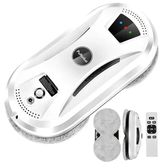 PuRuiKai Ultradünner Roboter-Staubsauger, Fensterreinigungsroboter, Fenster, elektrisches Glas, L limpiacristales, Fernbedienung für Zuhause