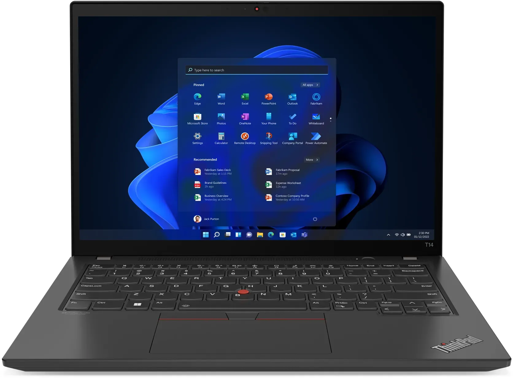 Lenovo ThinkPad T14 Gen 3 | 14"" | Intel Core i5-1235U | 8GB RAM | 256GB SSD | WUXGA | ohne OS | US/NL