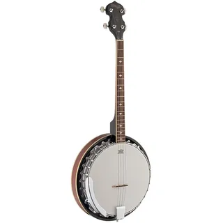 Stagg BJM30 4DL Exklusives Bluegrass Banjo mit 4 Saiten und Korpus aus Metall