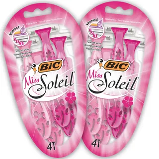 BIC Miss Soleil Rasierer Damen, 8 Einwegrasierer mit je 3 Klingen St
