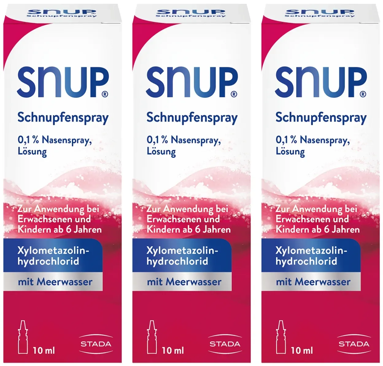3er Set Snup Schnupfenspray 0,1% Nasenspray 10 ml