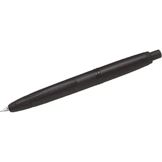 Pilot Pen Füllfederhalter Capless Black Feder EF 18 Kt. rhodiniertes Gold Schwarz