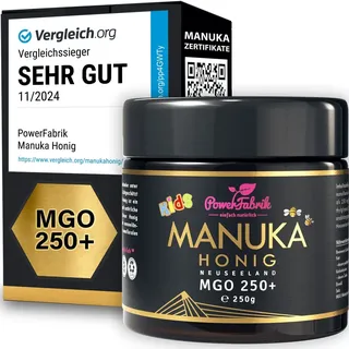 PowerFabrik Manuka Honig für Kinder, MGO 250+ 250 g
