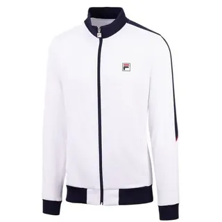 Fila Tennisjacke Manuel (Stehkragen, 100% Polyester) weiss/navy Herren weiß M