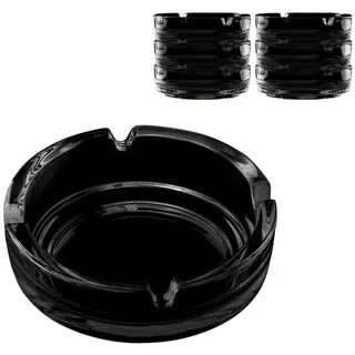 konzept 11 Konzept Aschenbecher Glasaschenbecher Schwarz
