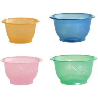 Trade Shop - 6 Eisbecher 130cc Obstsalat aus Hartplastik -
