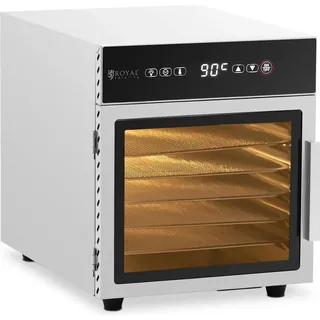 Royal Catering Dörrautomat Edelstahl 500 W 6 Etagen Dörrgerät Dehydrator
