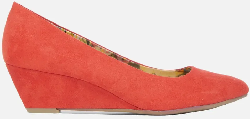 Keilpumps - rot - 38