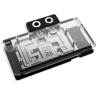Alphacool Core RX 9070 XT Steel Legend transparent/chrom, inkl. Backplate