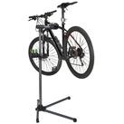 relaxdays Fahrrad-Montageständer Fahrrad Montageständer mit Ablage schwarz|silberfarben