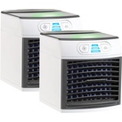 2er-Set 2in1-Tisch-Luftkühler und -Luftbefeuchter LW-110