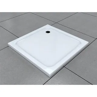 Buylando - 100x100 Cm Duschtasse – Flache Acryl Duschwanne – Mit 5 Cm Höhe