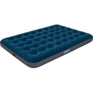 Avenli Luftbett aufblasbar 203x183x22 cm blau/grau 2 Personen ohne Pumpe grau|blau 203 x 183 cm,