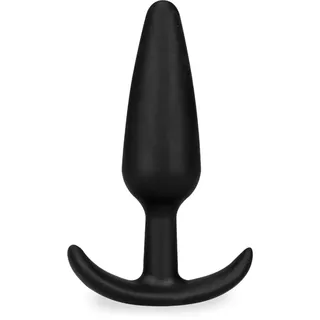 Kleiner Buttplug mit Ankergriff - Schwarz - Sextoys für Paare > Analplugs