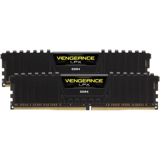 16GB (2x8GB) DDR4 3000mhz Ram Schwarz