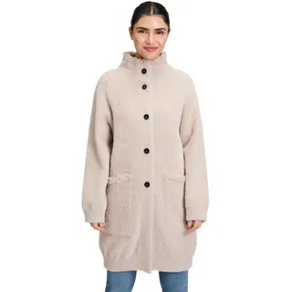 Amber & June Winter-Strickjacke mit aufgesetzter Brusttasche