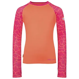 TROLLKIDS Girls Haukland - Langarmshirt - Mädchen - Orange/Pink - 140