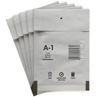 100 Versandtaschen Luftpolsterumschläge haftklebend Luftpolsterversandtaschen Luftpolstertaschen Gr. A/1 A1 weiß (120mm x 175 mm) Umschläge gepolstert Polsterumschlag Taschen