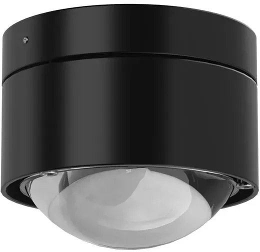 Top Light Puk Mini Plus Deckenleuchte (schwarz matt (neu), Linse klar, Standard-... schwarz matt (neu) | Linse klar | Standard-Fassung