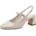 Sling Pump mit Blockabsatz beige 36 EU