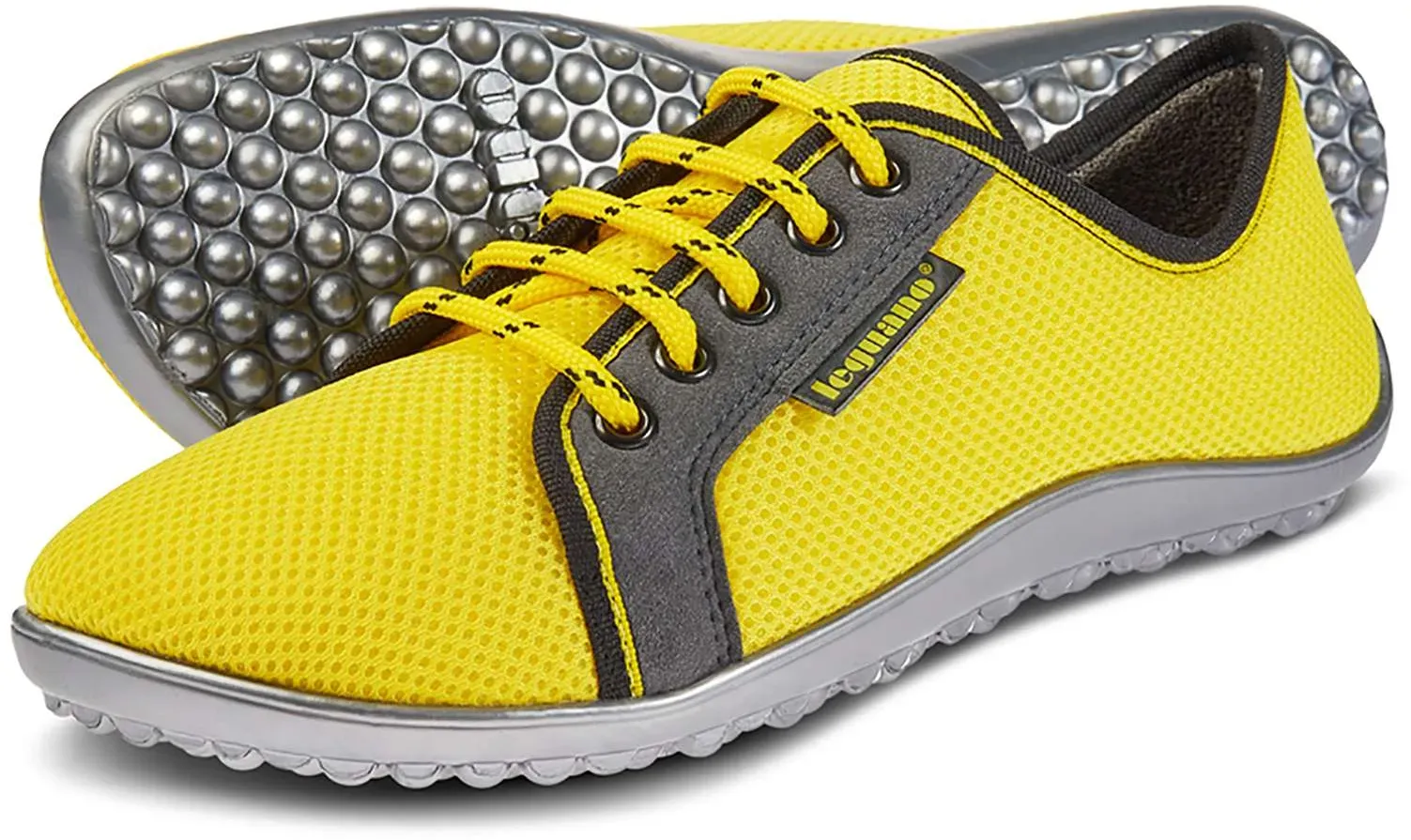 leguano aktiv sonnengelb Barfußschuhe Sneaker- Gr. 40