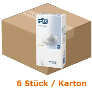 Tork Foam Soap 470022 6x800 ml Schaumseife Seifenschaum parfümiert rosa, 800 ml für ca. 2250 Dosierunge