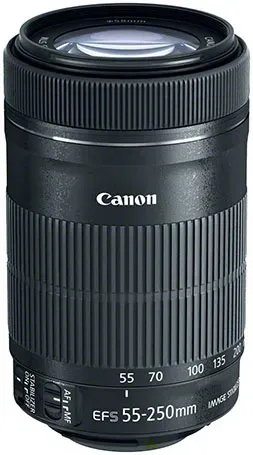 CANON EF-S 55-250mm 1:4-5.6 IS STM (mit Zugabe)