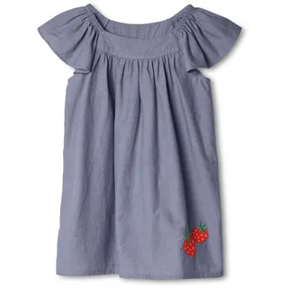 Tchibo - Kinder-Webkleid - Baby - Gr. 86/92 - blau