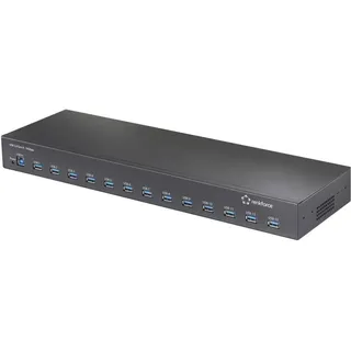Renkforce RF-6677282 USB-Hub 13 Port USB-A USB 3.2 Gen2 10 GBit/s für industrielle Anwendungen, Rackmontage möglich