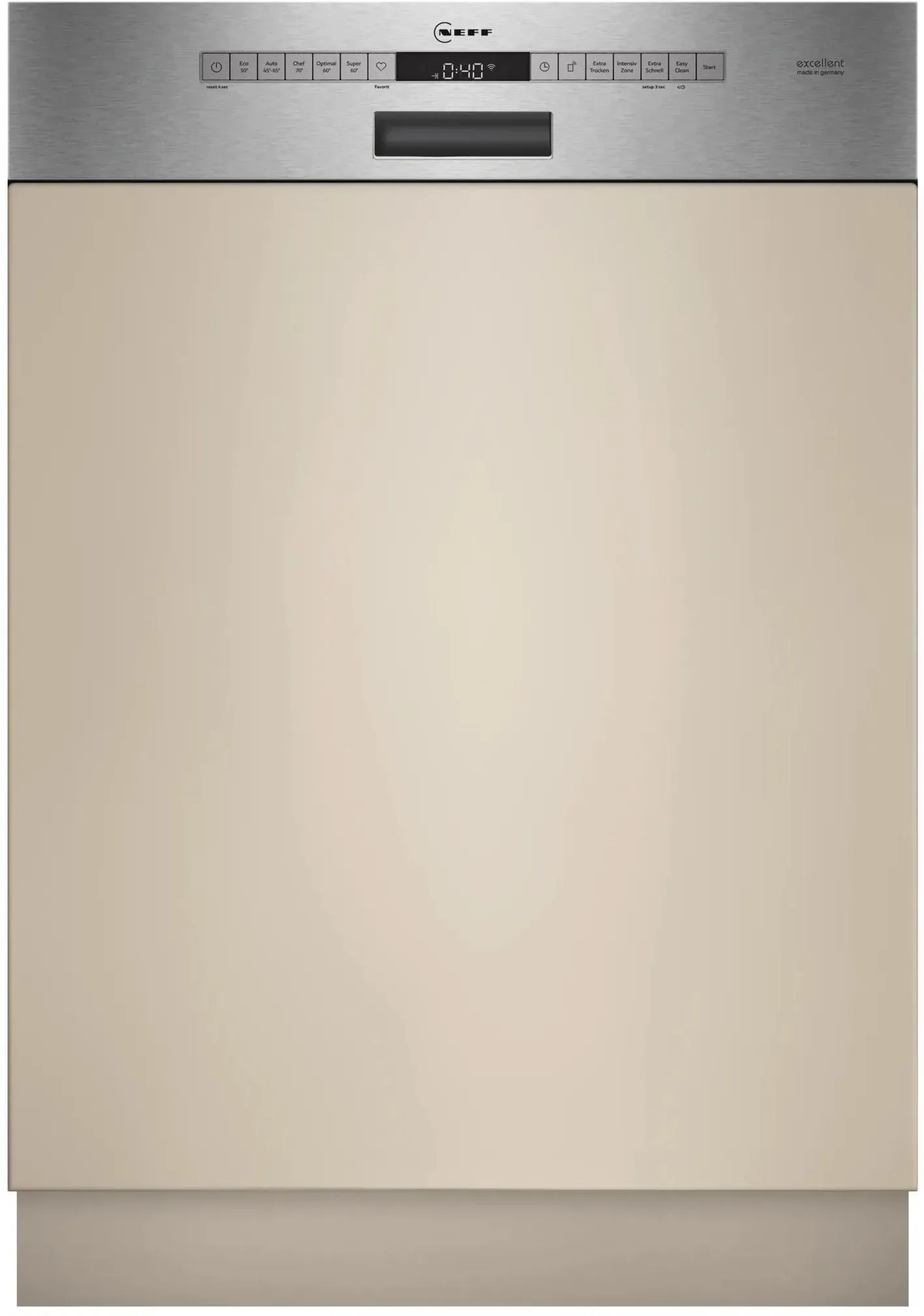 GILEA10 60 cm Geschirrspüler teilintegriert (ohne Front) Sehr leise 13 Maßgedecke aquaStop Funktion Wärmetauscher