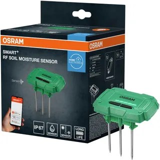 Osram SMART+ RF Bodenfeuchtesensor IP67, Temperaturmessung, 6 Monate Batterie, WiFi, 3 Messsonden, Grün
