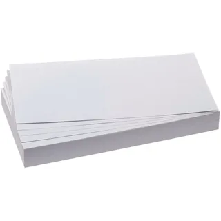 Franken Moderationskarten weiß 9,5 x 20,5 cm, 500 St.