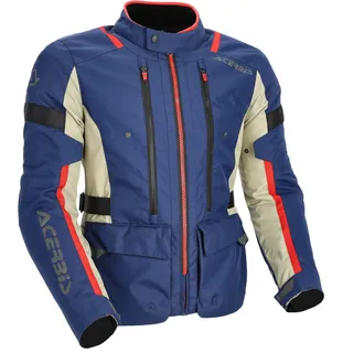 Acerbis X-Travel 2.0 Textiljacke Blau/Beige/Rot S