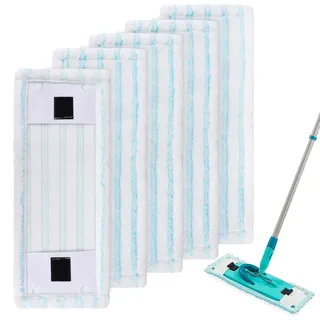 Sgizoku 5 Wischbezug kompatibel mit Leifheit Clean Twist M Ergo Micro Duo Bodenwischer, Mikrofaser Ersatzbezug für Philips OneUp,für alle Böden, Effiziente Wasseraufnahme Starke Dekontamination