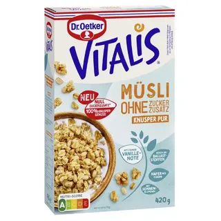 Oetker Vitalis No Added Sugar Crunchy Original 420 g