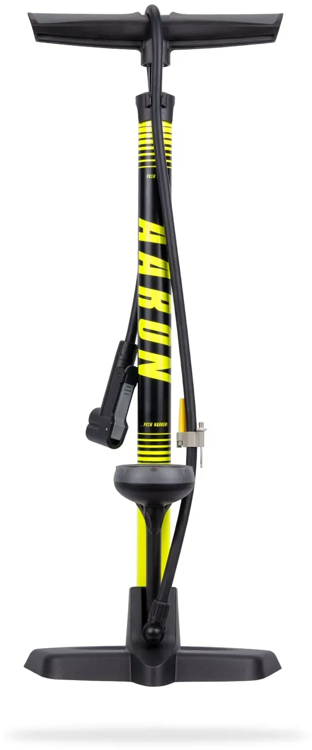 AARON Sport One 3.0 Fahrradpumpe - Gelb