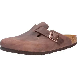 Birkenstock Boston Nubukleder geölt schmal habana 37