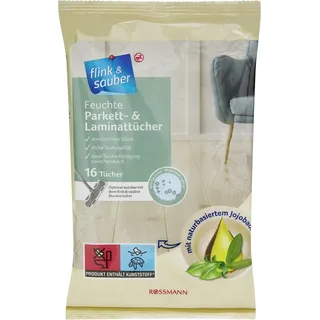 flink & sauber Parkett- & Laminattücher Bodentücher 16 Tücher