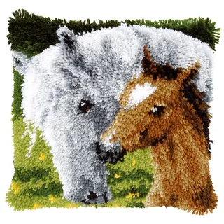 Vervaco Kreativset Knüpfkissen-Set grün