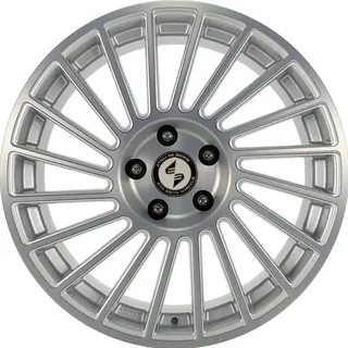 ETA BETA Venti-R silver matt polish 7.5x18 ET38 - LK5/100 ML67.1 Alufelge silber