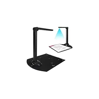 Buchscanner-Kamera, 10 MP Webcam Visualizer A3 Faltbarer Tragbarer USB-Dokumentenkamera-Scanner, OCR-Funktion, Echtzeitanzeige, für Unterricht, Büromanuskripte, Dokumente,