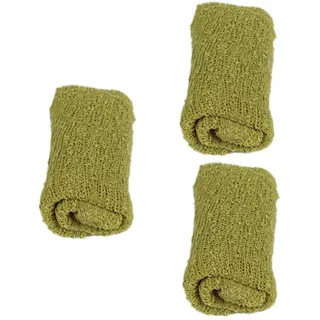 Mikikit 3stücke Neugeborenen Fotografie Wrap Elastisches Baumwoll-Tuch Grasgrün Für Kreative -Maternity-Props Vielseitige Decke Zum Wickeln Und Dekorieren Von Neugeborenen
